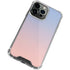 Rose Quartz & Serenity Ombre iPhone 15 Pro Clear Case